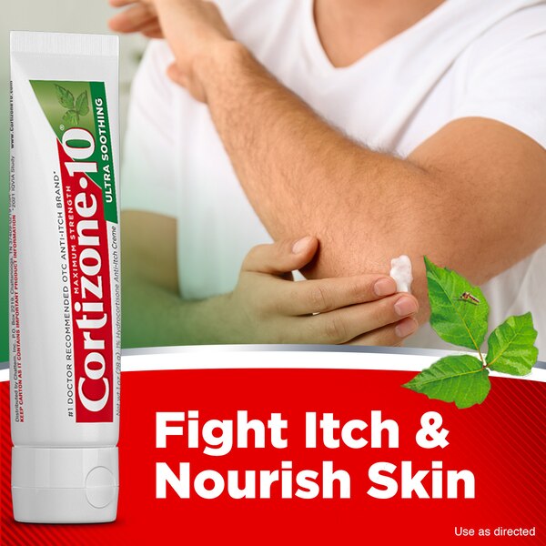 Cortizone 10 Maximum Strength Hydrocortisone Anti-Itch Relief Cream, 1 OZ