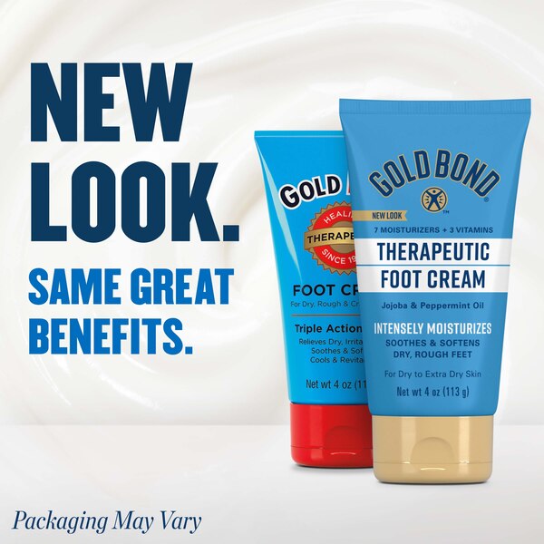 Gold Bond Therapeutic Foot Cream, Triple Action, 4 OZ