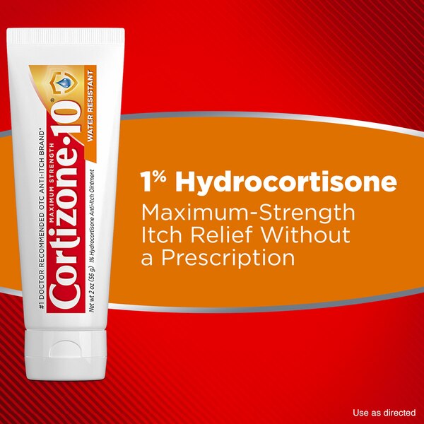 Cortizone 10 Maximum Strength Anti-Itch Ointment, 2 OZ