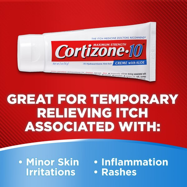 Cortizone-10 Maximum Strength Anti-Itch Cream, 2 OZ, 2 CT