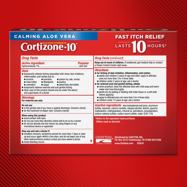 Cortizone-10 Maximum Strength Anti-Itch Cream, 2 OZ, 2 CT