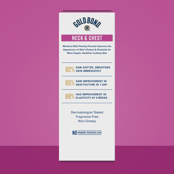 Gold Bond Ultimate Neck & Chest Firming Cream, Clinically Tested Skin Firming Cream, 2 OZ