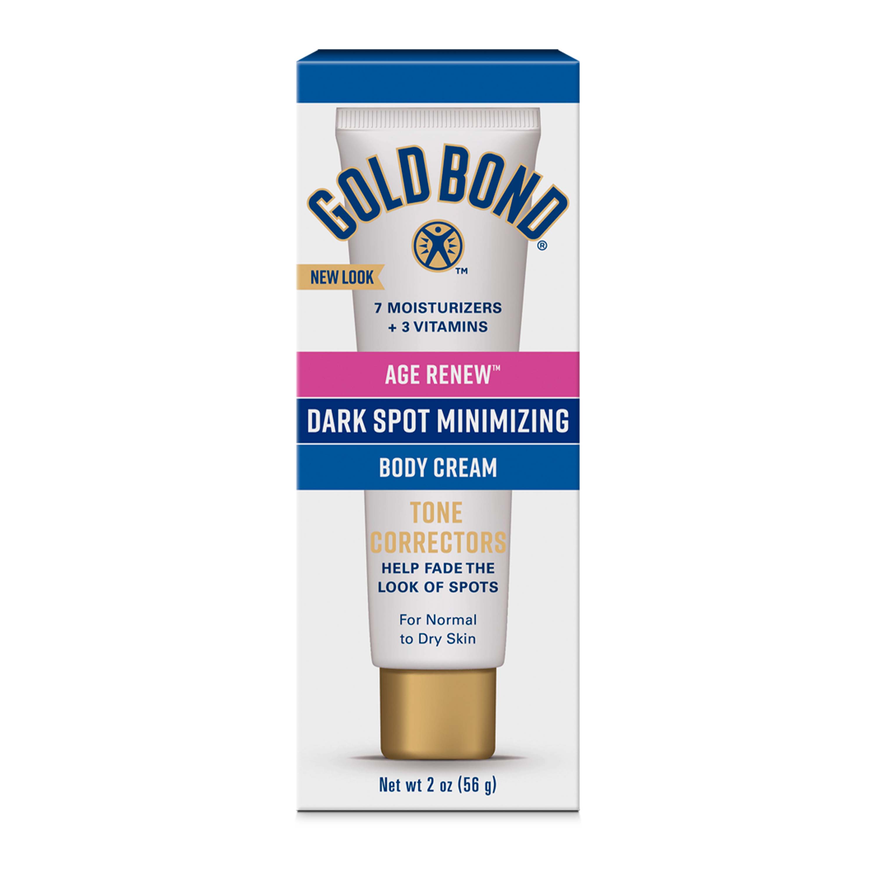 Gold Bond Ultimate - Crema corporal para minimizar las manchas, sin agentes blanqueadores, 2 oz