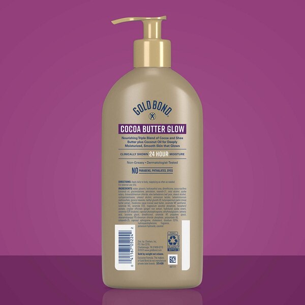 Gold Bond Ultimate Cocoa Butter Glow Skin Lotion, 14 OZ