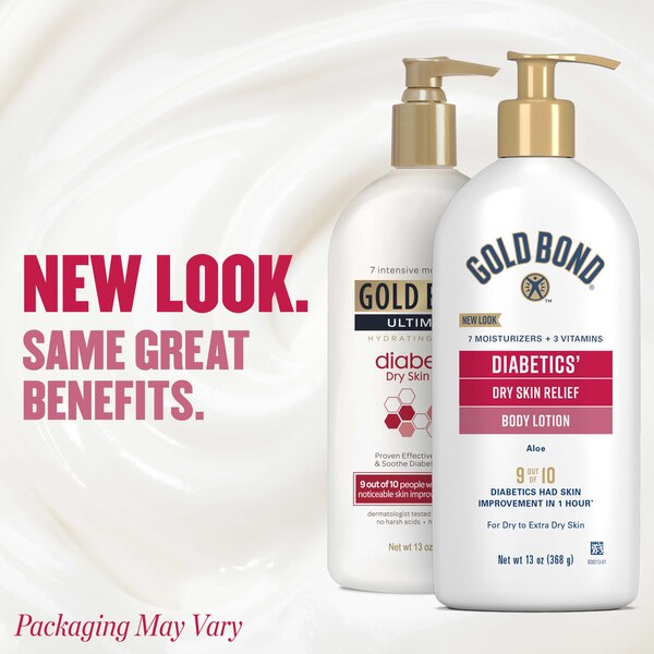 Gold Bond Ultimate Hydrating Lotion Diabetics' Dry Skin Relief, Moisturizes & Soothes