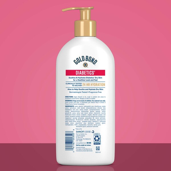 Gold Bond Ultimate Hydrating Lotion Diabetics' Dry Skin Relief, Moisturizes & Soothes