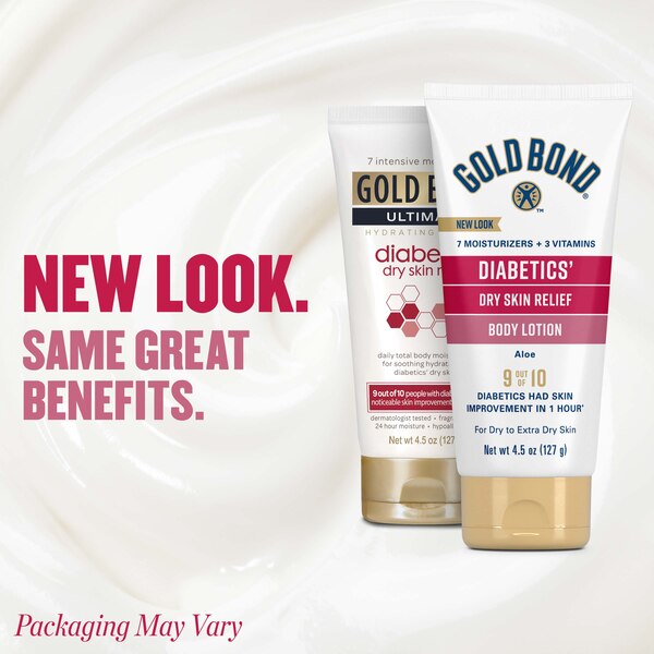 Gold Bond Diabetics' Dry Skin Relief Body Lotion, 4.5 OZ