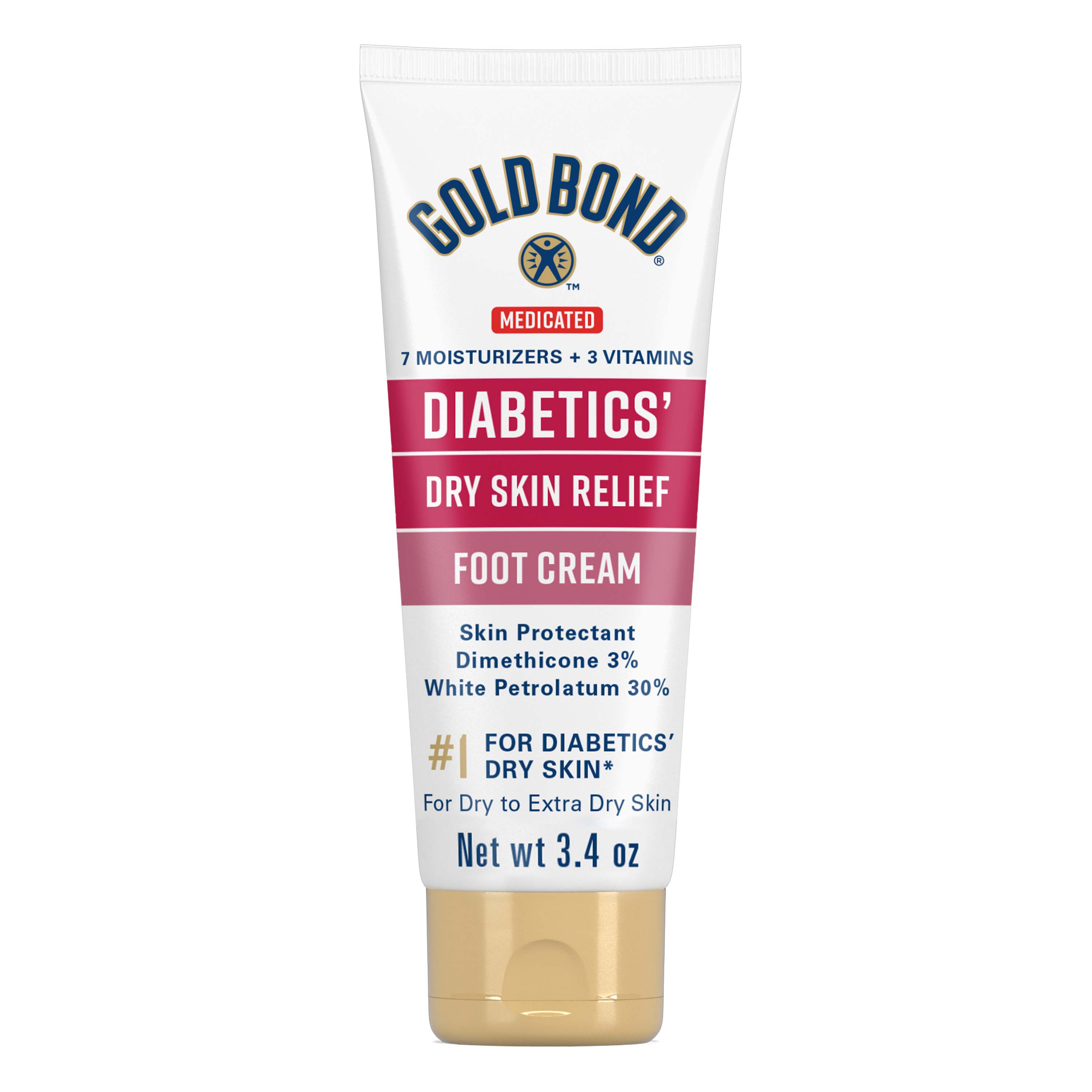 Gold Bond Ultimate Diabetic - Loción para pies, 3.4 oz