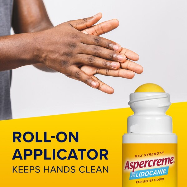 Aspercreme Lidocaine Roll-On, 2.5 OZ