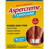 Aspercreme Lidocaine Pain Relief Patch, XL, 3 CT, thumbnail image 1 of 10