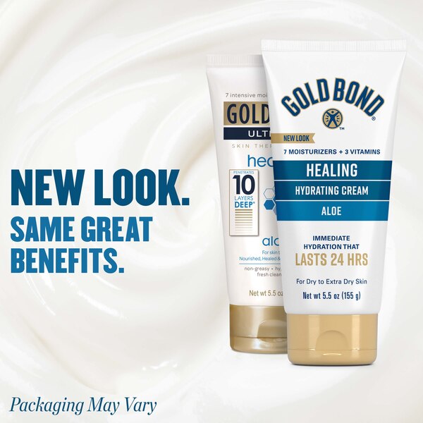 Gold Bond Ultimate Healing Skin Therapy Lotion With Aloe, Non-Greasy & Hypoallergenic
