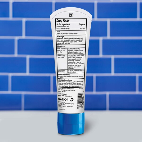 ACT Kids Fluoride Toothpaste, Wild Watermelon, 4.6 OZ