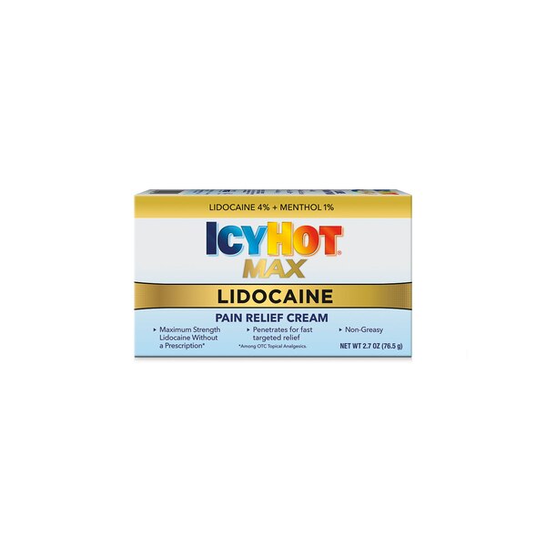 Icy Hot Max Lidocaine Pain Relief Cream