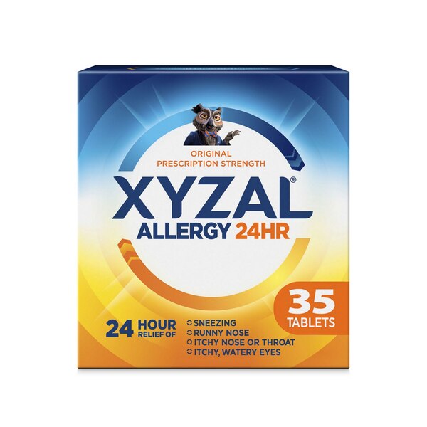 Xyzal 24HR Allergy Relief Medicine, Prescription Strength