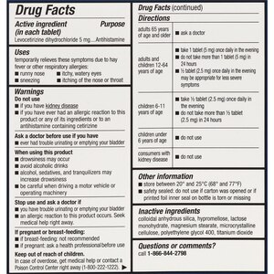 Xyzal 24HR Allergy Relief Medicine, Prescription Strength, 10 Count, 35 Count, 80 Count