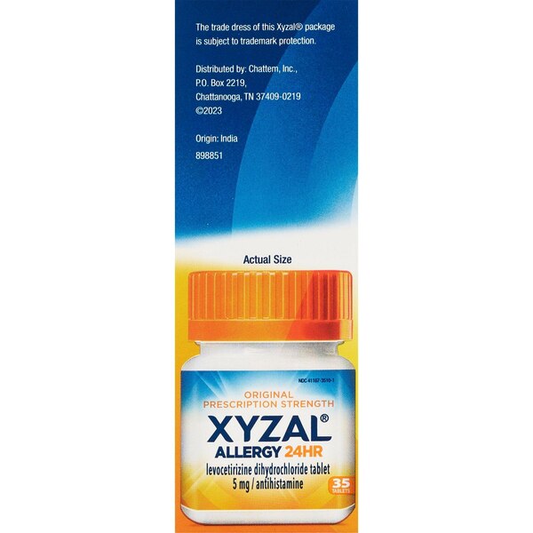 Xyzal 24HR Allergy Relief Medicine, Prescription Strength