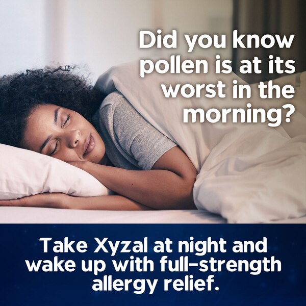 Xyzal 24HR Allergy Relief Medicine, Prescription Strength