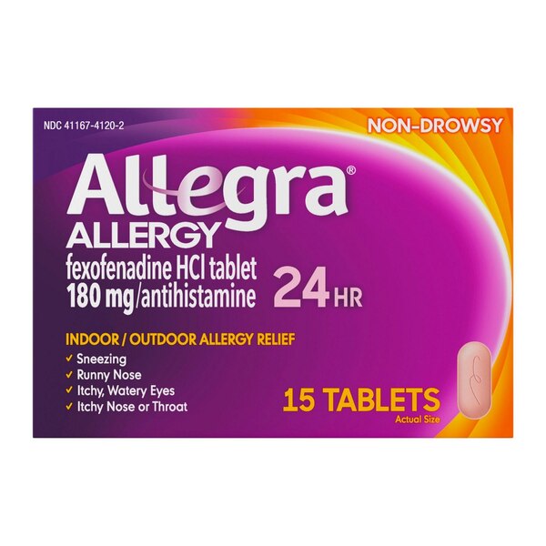 Allegra Allergy 24HR Non Drowsy Antihistamine Tablets