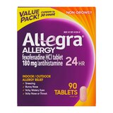 Allegra Allergy 24HR Non Drowsy Antihistamine Tablets, thumbnail image