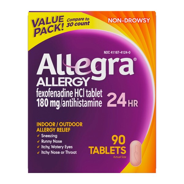 Allegra Allergy 24HR Non Drowsy Antihistamine Tablets