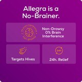 Allegra Hives Non-Drowsy 24HR Hive Reduction & Itch Relief, 180mg Fexofenadine HCl, 30 CT, thumbnail image