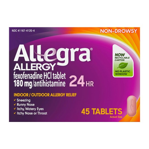 Allegra Allergy 24HR Non Drowsy Antihistamine Tablets