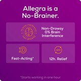 Allegra Adult 12HR Allergy Tablets, Non-Drowsy Antihistamine, 24 CT, thumbnail image