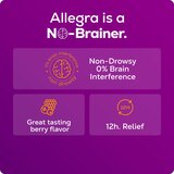 Allegra Children's Allergy 12HR Non Drowsy Liquid, Berry, 8 OZ, thumbnail image 5 of 9