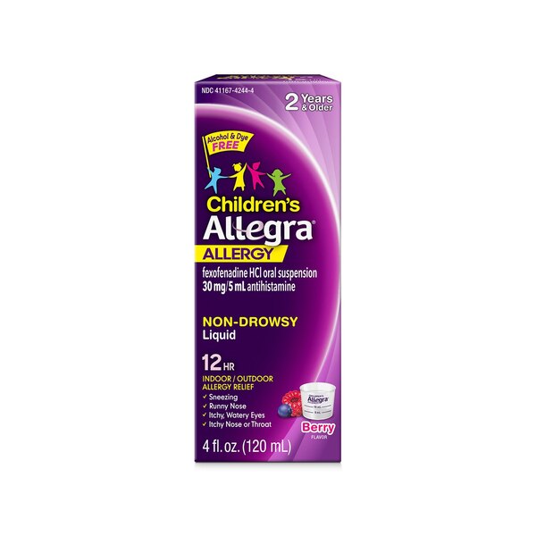 Childrens Allergy 12hr Relief Non-Drowsy Liquid