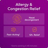 Allegra-D 12HR Allergy Relief & Decongestant Extended Release Tablets, Non-Drowsy, thumbnail image 5 of 8