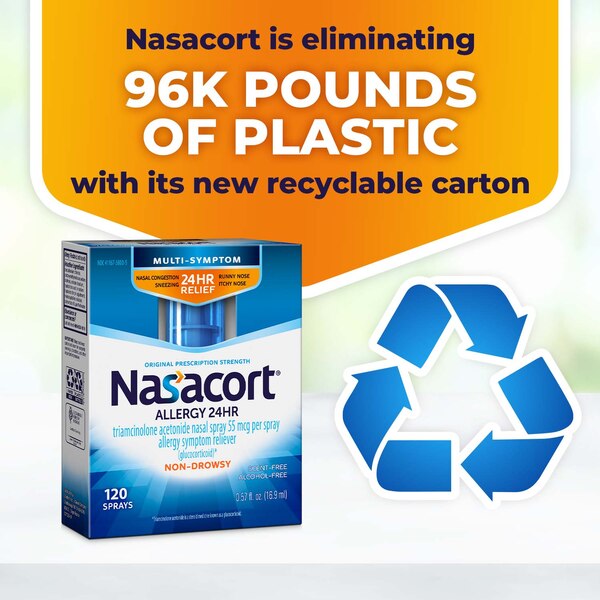 Nasacort 24HR Non-Drowsy Multi-Symptom Allergy Nasal Sprary