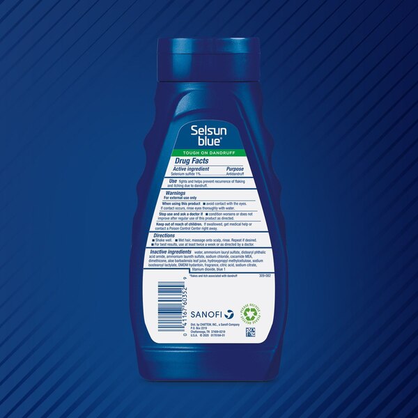 Selsun Blue Moisturizing Maximum Strength Anti-Dandruff Shampoo, 11 OZ