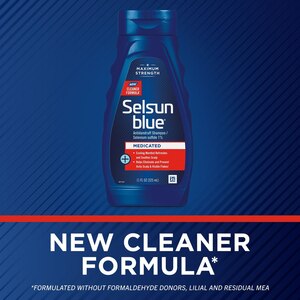 Selsun Blue Medicated Maximum Strength Anti-Dandruff Shampoo, 11 OZ
