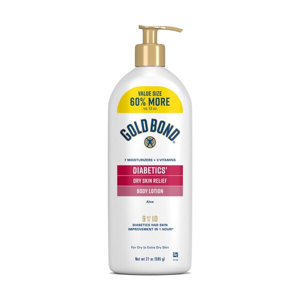 Gold Bond Diabetic's Dry Skin Relief Body Lotion with Aloe, 21 OZ