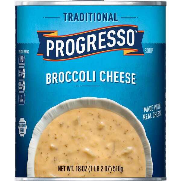 Progresso Traditional Broccoli Cheese Soup, 18 oz