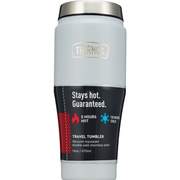 Thermos Stainless Steel Travel Tumbler, Assorted Colors, 1 ct, 16 oz