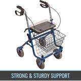 DMI Steel Rollator Walker, thumbnail image