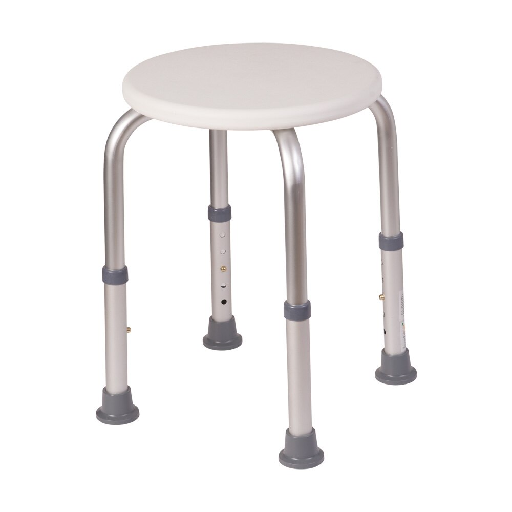 Healthsmart Extra Compact Lightweight Shower Stool With Adjustable
