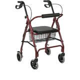 DMI Lightweight Folding Aluminum Rollator Walker, thumbnail image