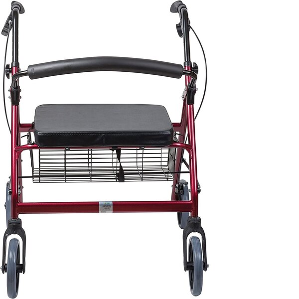 DMI Extra Wide Heavy-Duty Steel Bariatric Rollator