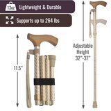 DMI Switch Sticks Engraved Cane, Pearl Gold, thumbnail image