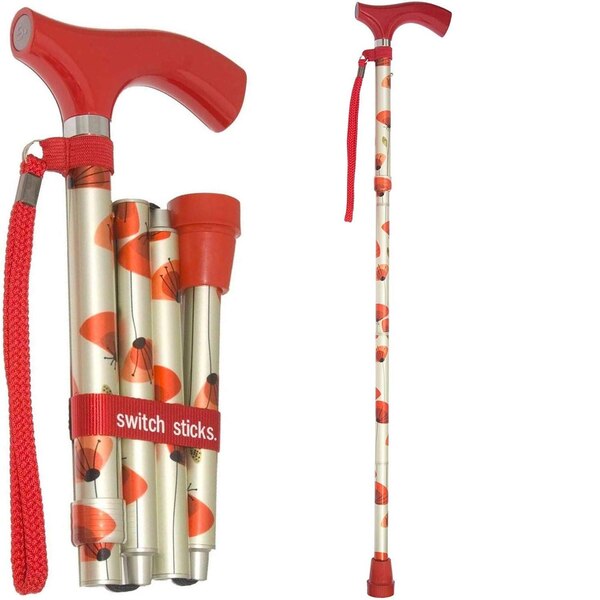 DMI Switch Sticks Floral Cane