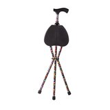 Switch Sticks Seat Stick, 2-in-1 Foldable Walking Cane Seat, Bubbles, thumbnail image