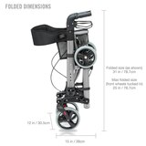 Mabis HealthSmart Gateway Rollator, thumbnail image