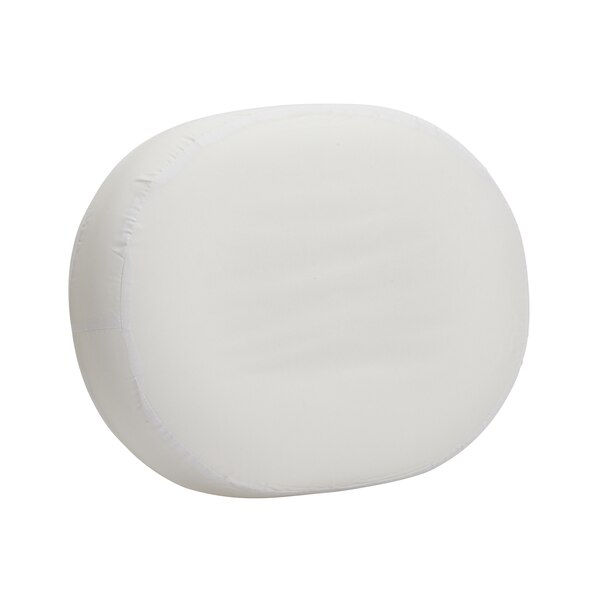DMI Contoured Foam Ring Cushion 16 in. x 13 in. x 3 in., White