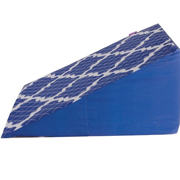 Mabis 12" Blue Bed Wedge Cushion