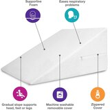 Mabis 12" Blue Bed Wedge Cushion, thumbnail image