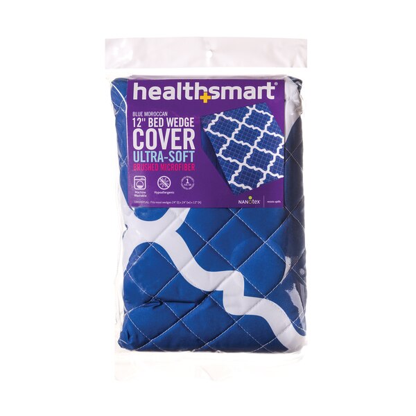 HealthSmart Premium Ultra-Soft Hypoallergenic Bed Wedge Cover with Spill Protection