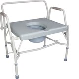 DMI Drop Arm Portable Toilet Commode, thumbnail image