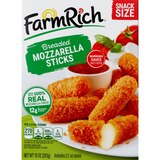 Farm Rich, Frozen Breaded Mozzarella Cheese Sticks with Marinara, 10 oz, thumbnail image